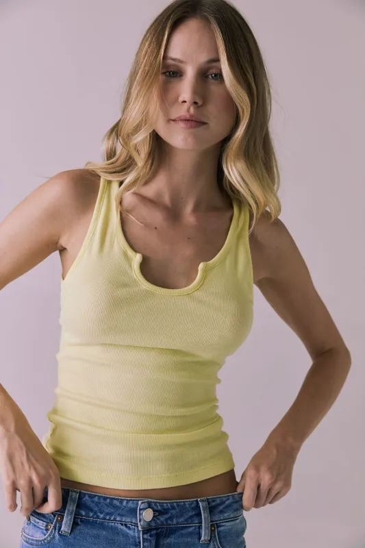 Brandi  Panna Cotta Tank sold by Chaser