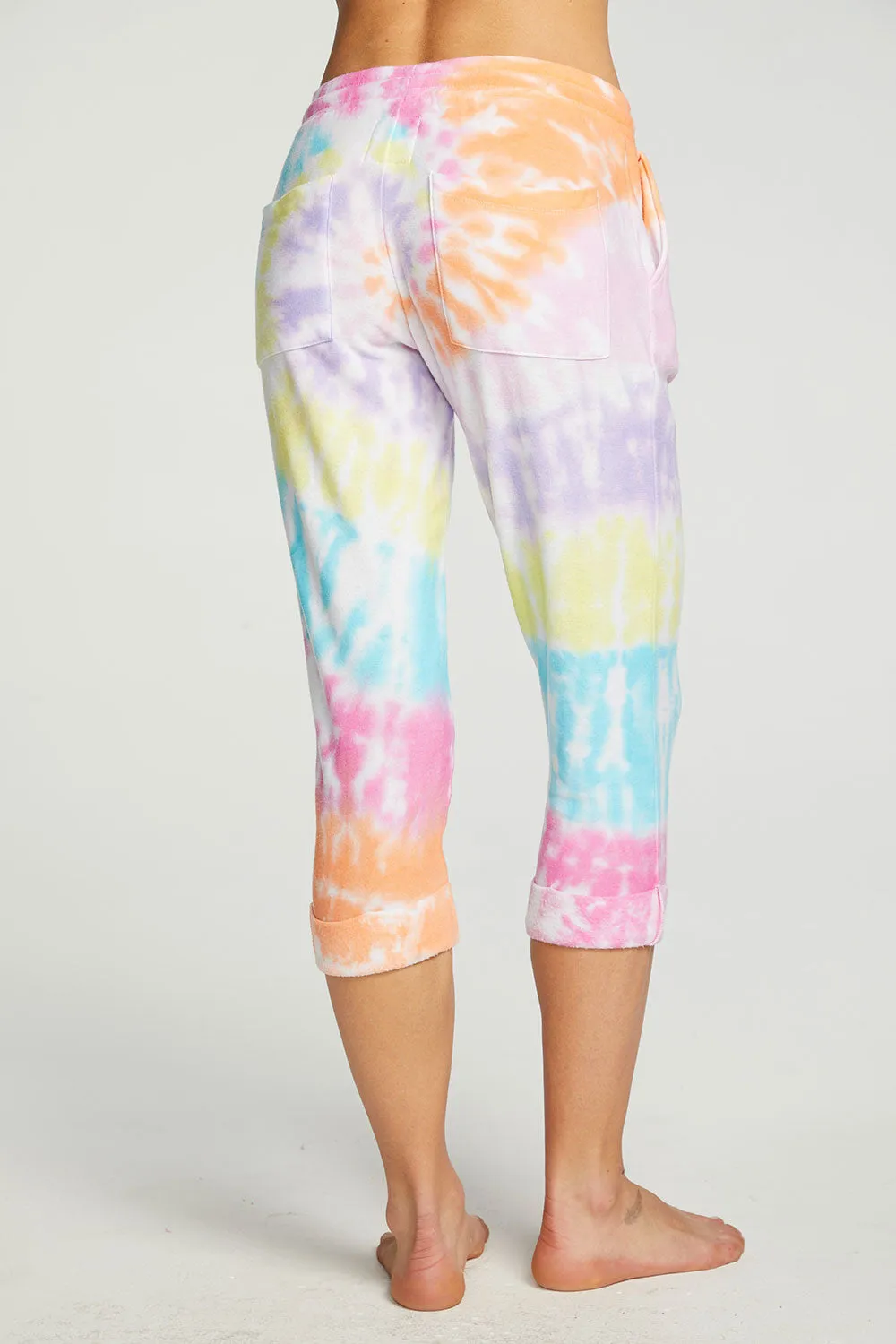 Recycled Cozy Knit Cropped Roll Hem Jogger sold by Chaser product image thumbnail 4