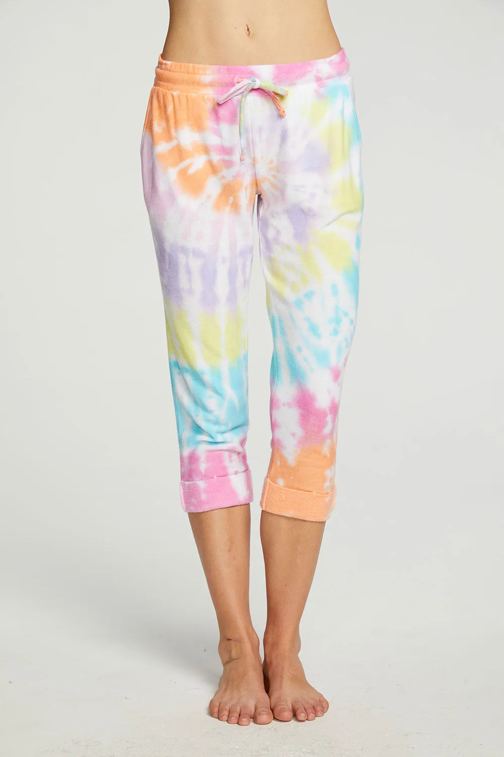 Recycled Cozy Knit Cropped Roll Hem Jogger sold by Chaser