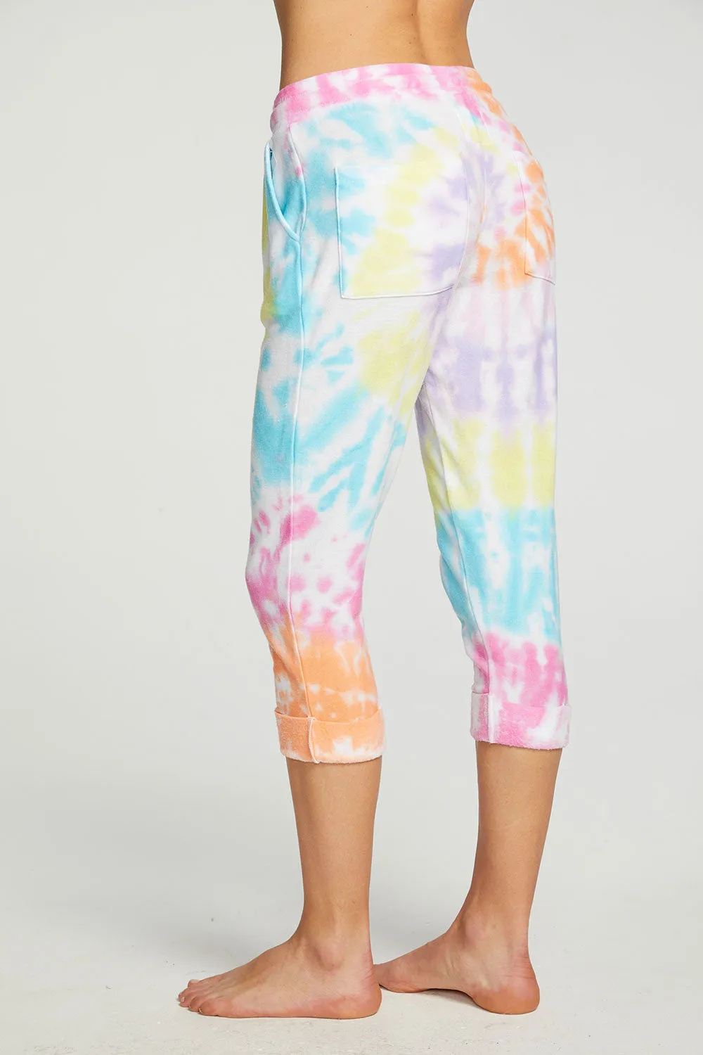 Recycled Cozy Knit Cropped Roll Hem Jogger sold by Chaser product image thumbnail 2