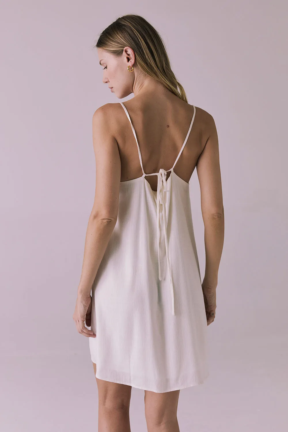 Biarritz White Mini Dress sold by Chaser product image thumbnail 3