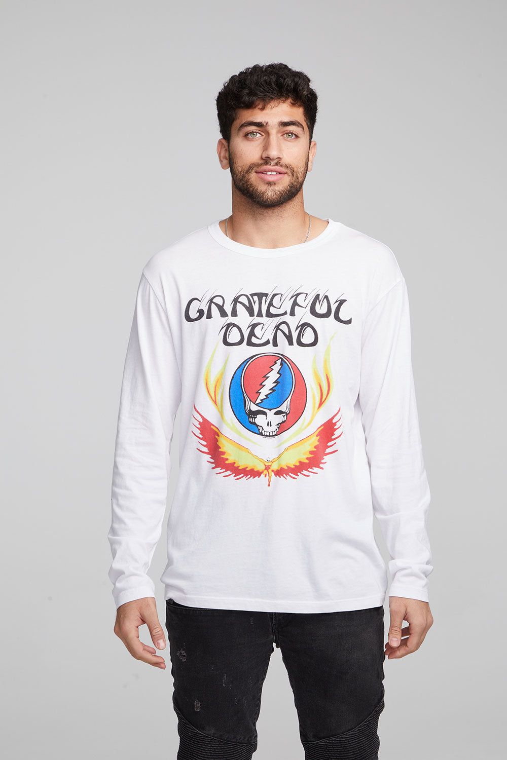 Grateful Dead Steal Your Face & Wings Long Sleeve Crew sold by Chaser product image thumbnail 2