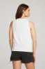 Basic White Slit Tank sold by Chaser
