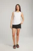 Basic White Slit Tank sold by Chaser