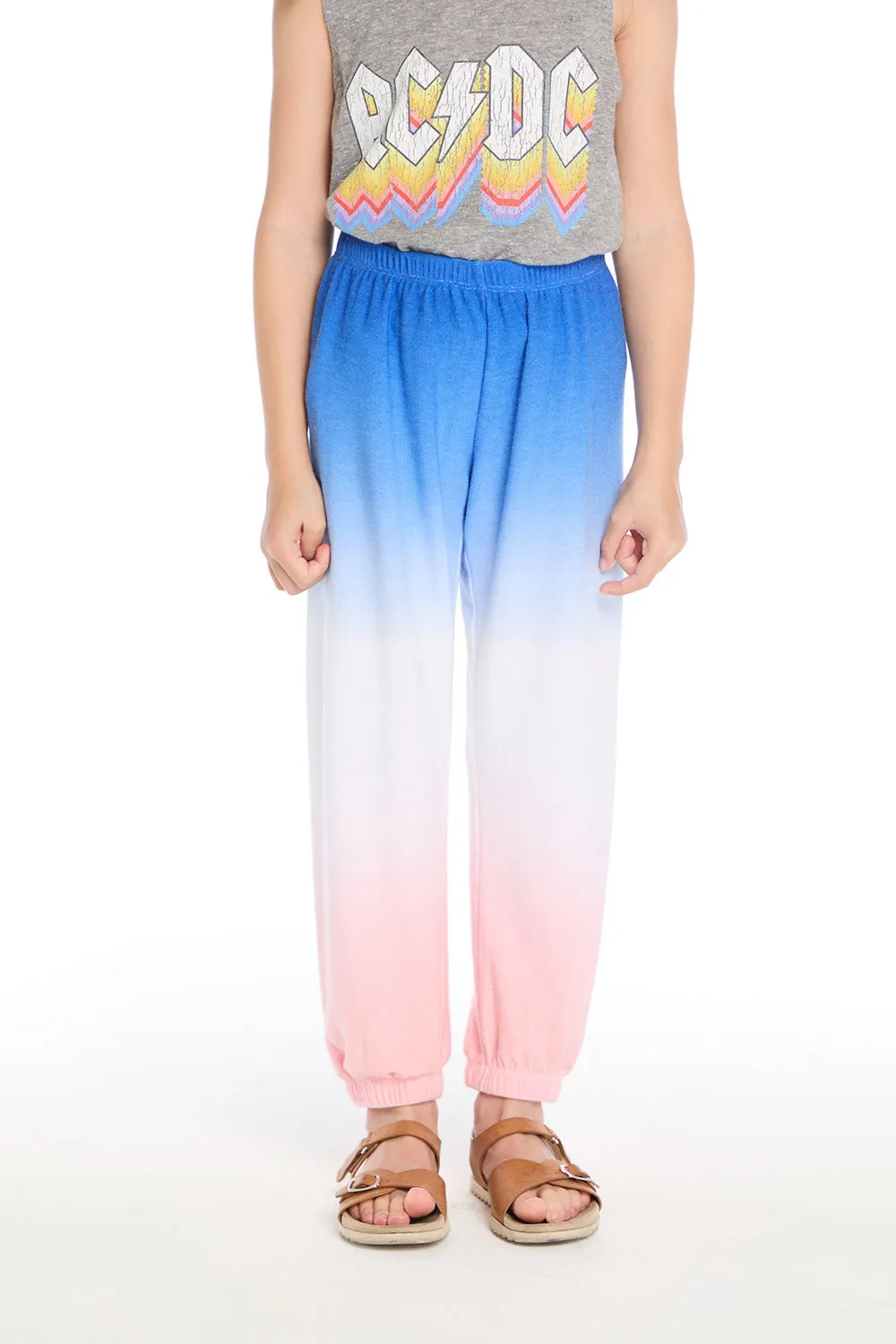 Cotton Candy Dip Dye Pants sold by Chaser