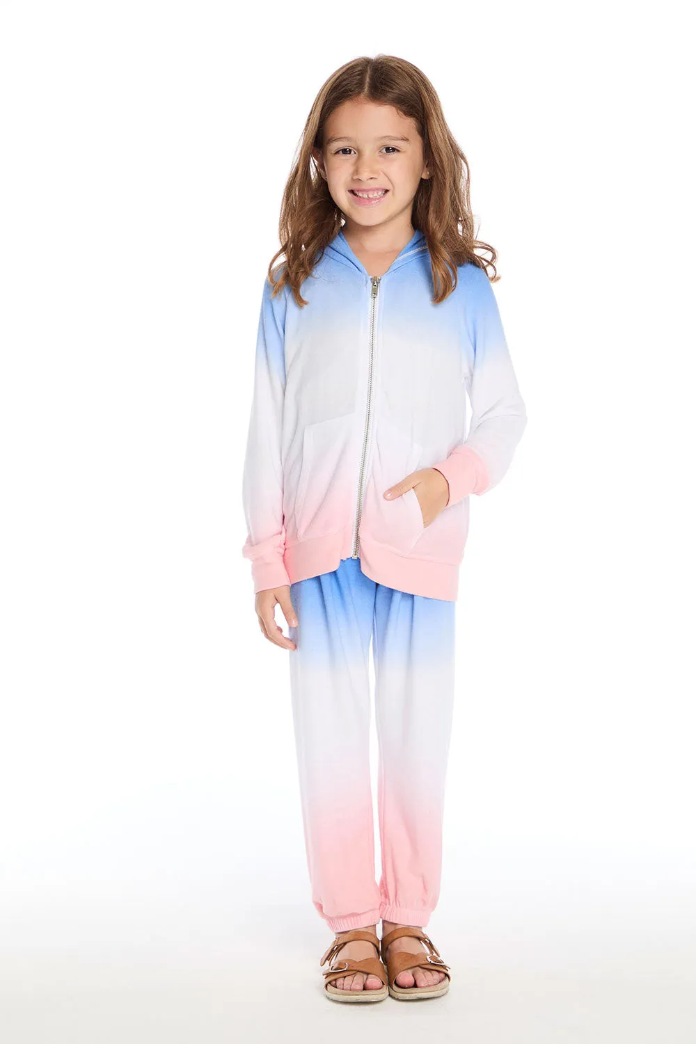 Cotton Candy Dip Dye Pants sold by Chaser product image thumbnail 4