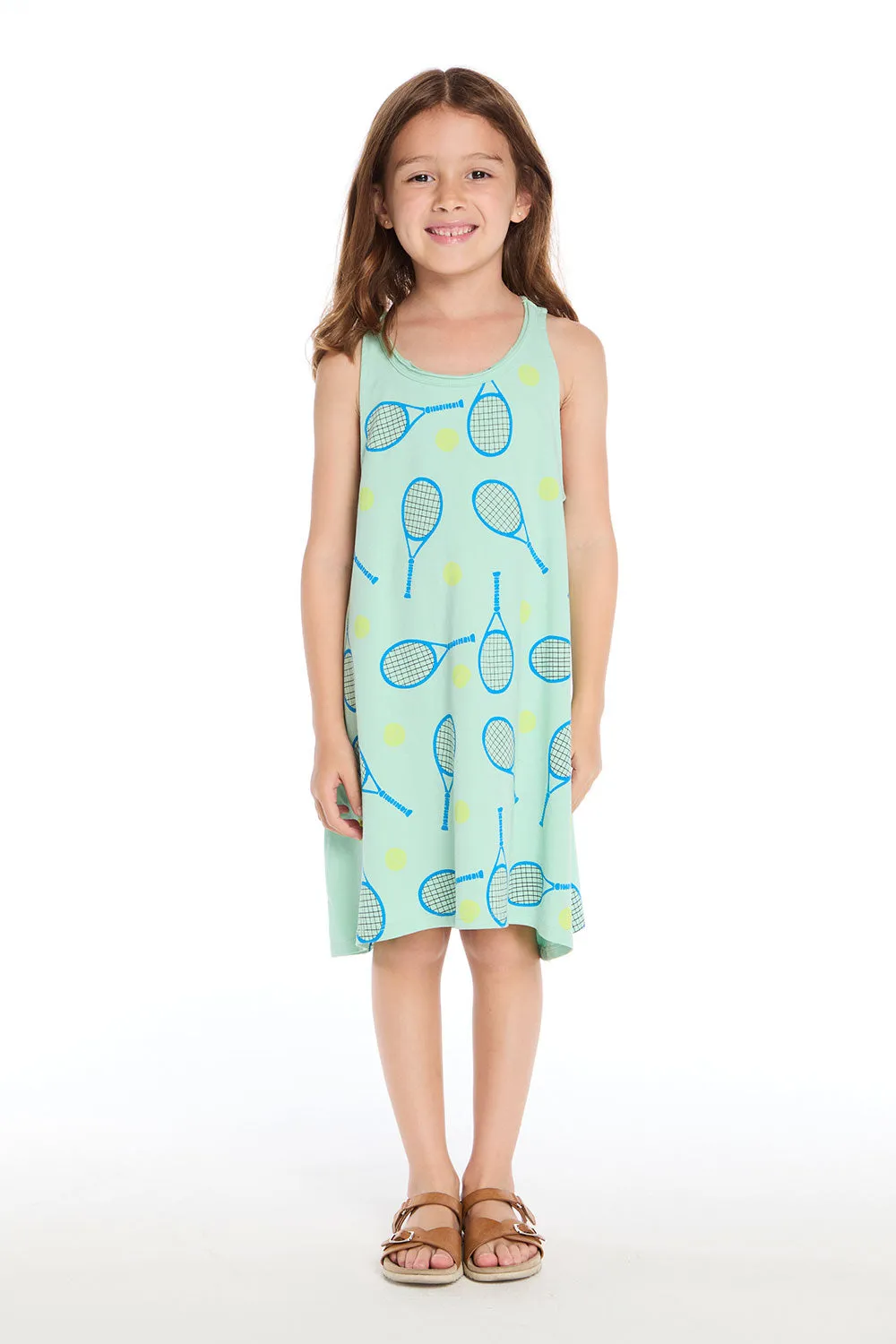 Allover Tennis Tank Dress sold by Chaser product image thumbnail 4