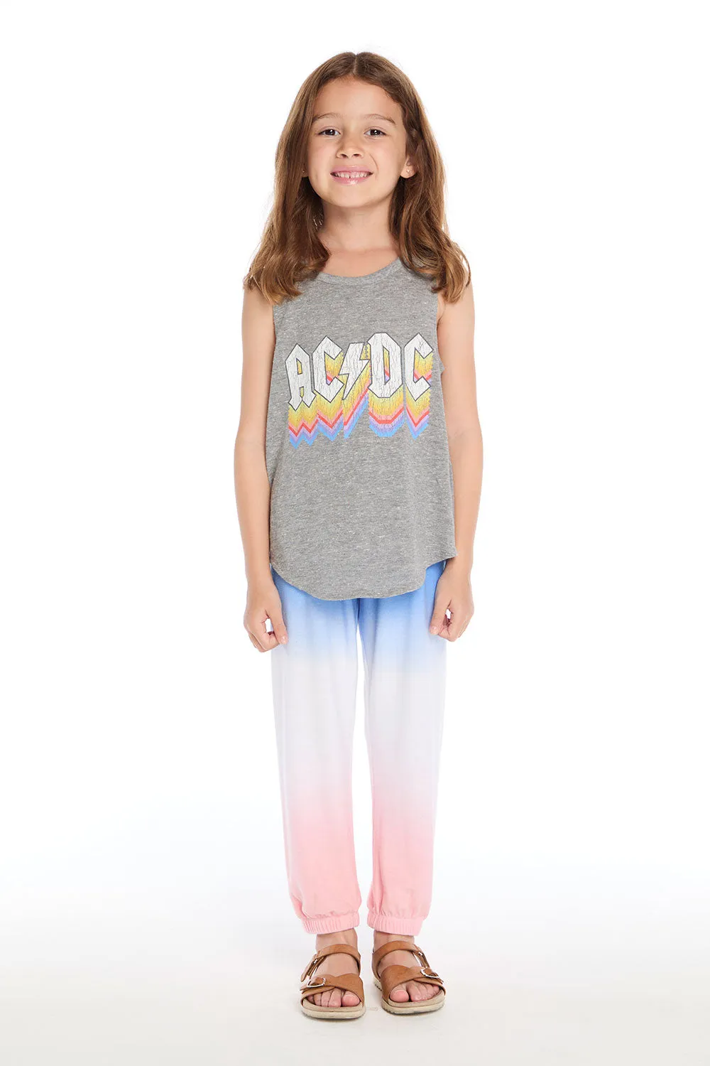 AC/DC Logo Fade Tank sold by Chaser product image thumbnail 4