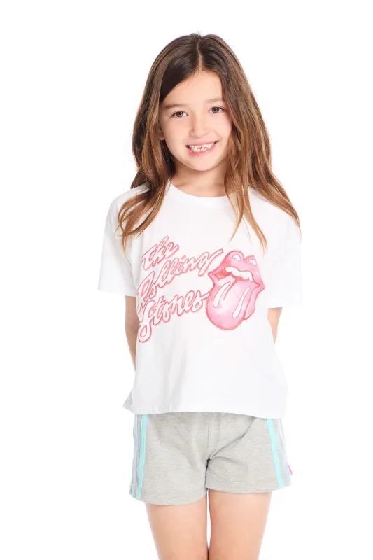 Rolling Stones Painterly Tongue Logo Tee sold by Chaser
