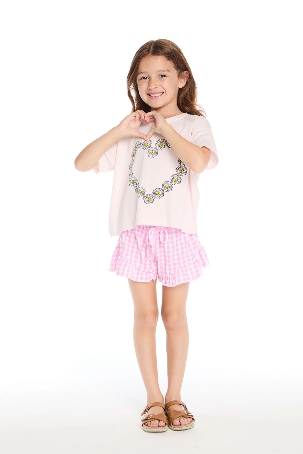 Daisy Heart Tee sold by Chaser product image thumbnail 4