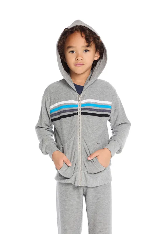 Paxton Heather Grey Hoodie sold by Chaser