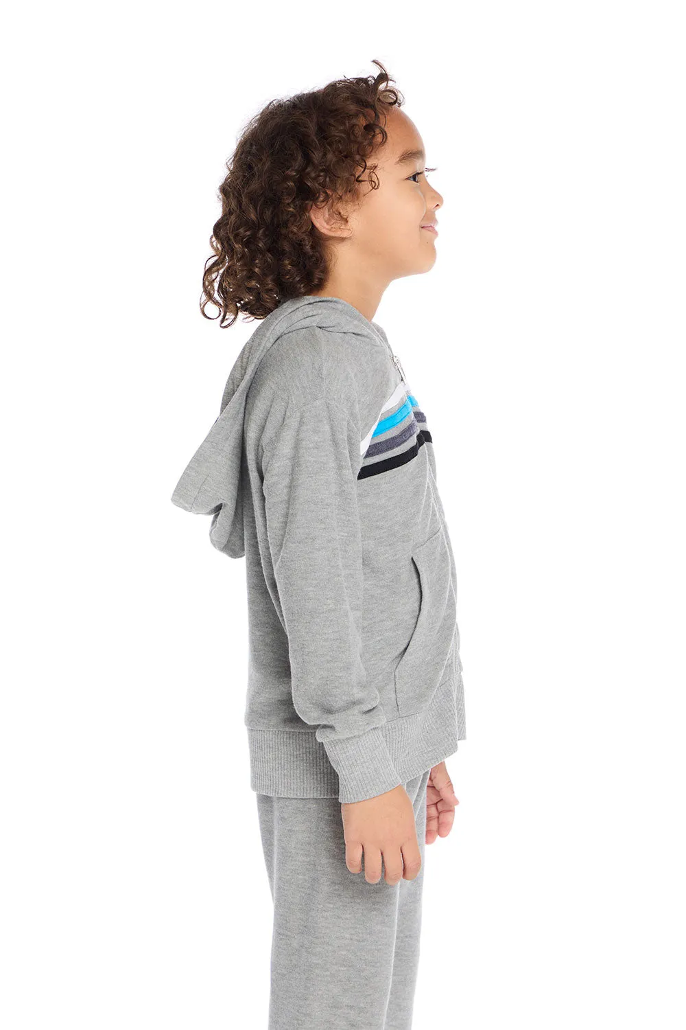 Paxton Heather Grey Hoodie sold by Chaser product image thumbnail 2