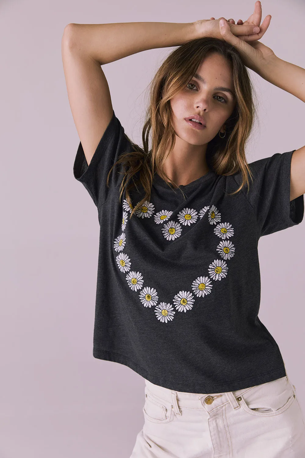 Daisy Heart Tee sold by Chaser