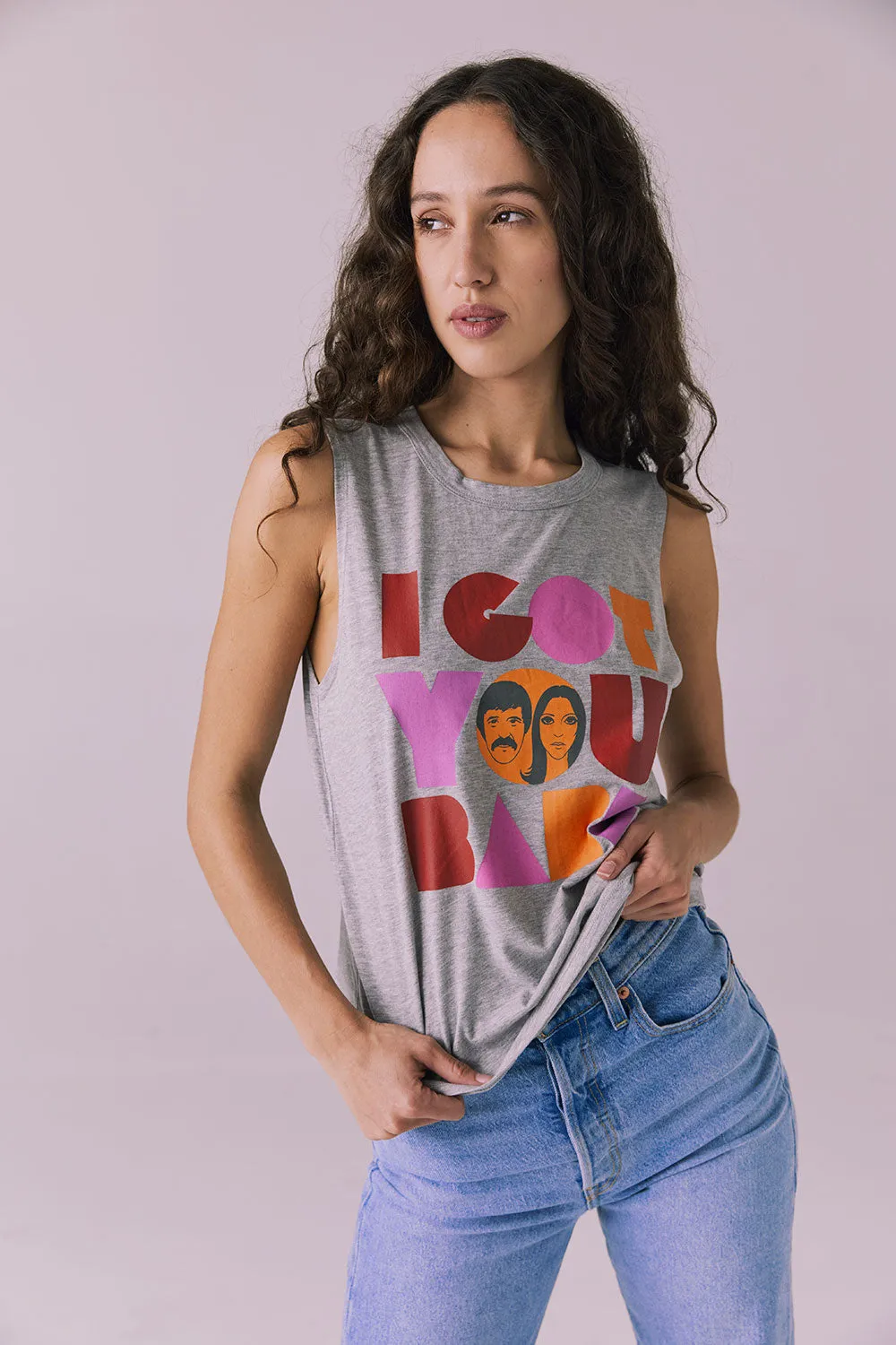 Sonny And Cher I Got You Babe Tank sold by Chaser product image thumbnail 3