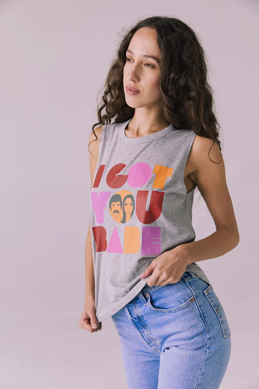 Sonny And Cher I Got You Babe Tank sold by Chaser product image thumbnail 2