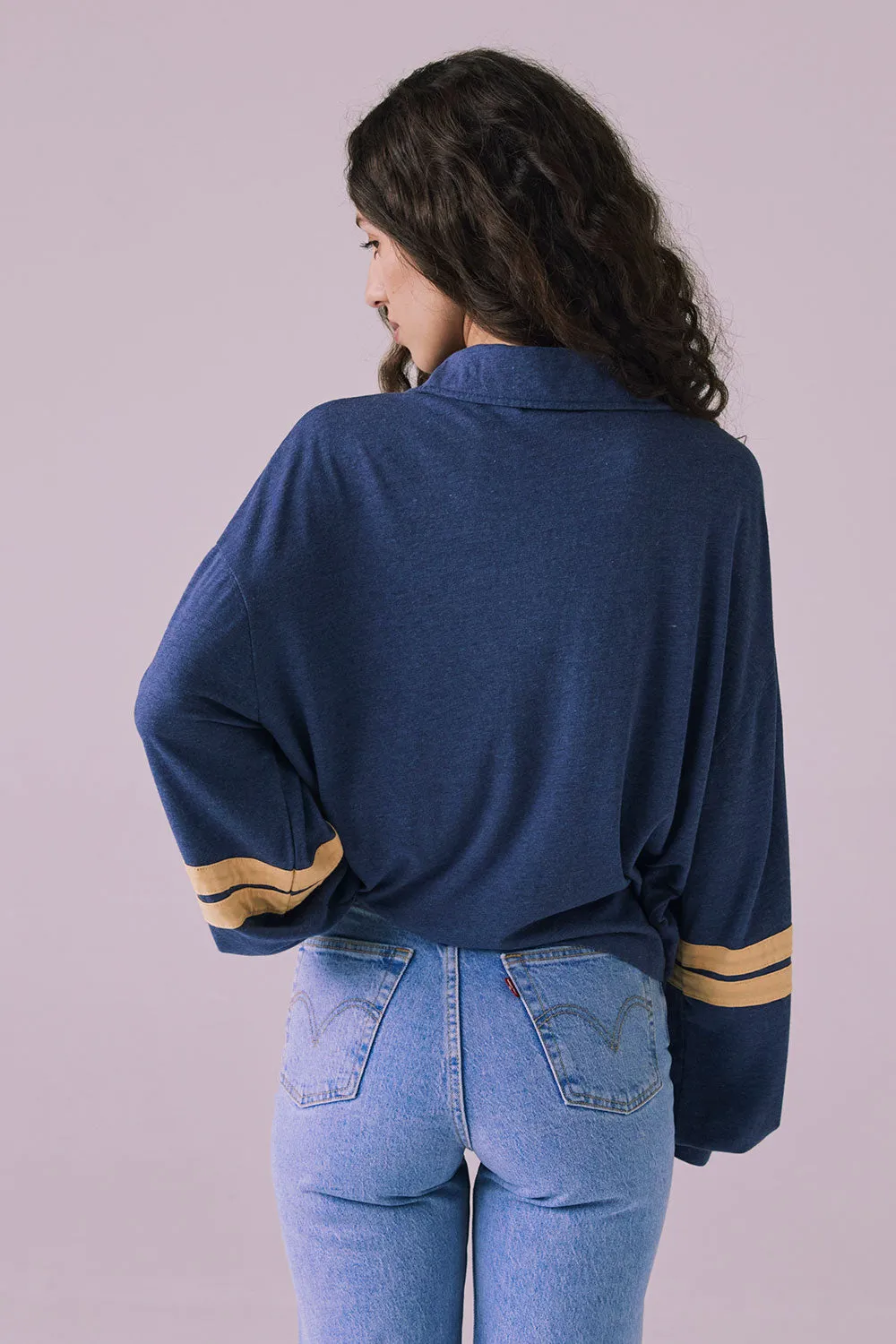 Bentley Honest Indigo Pullover sold by Chaser product image thumbnail 4