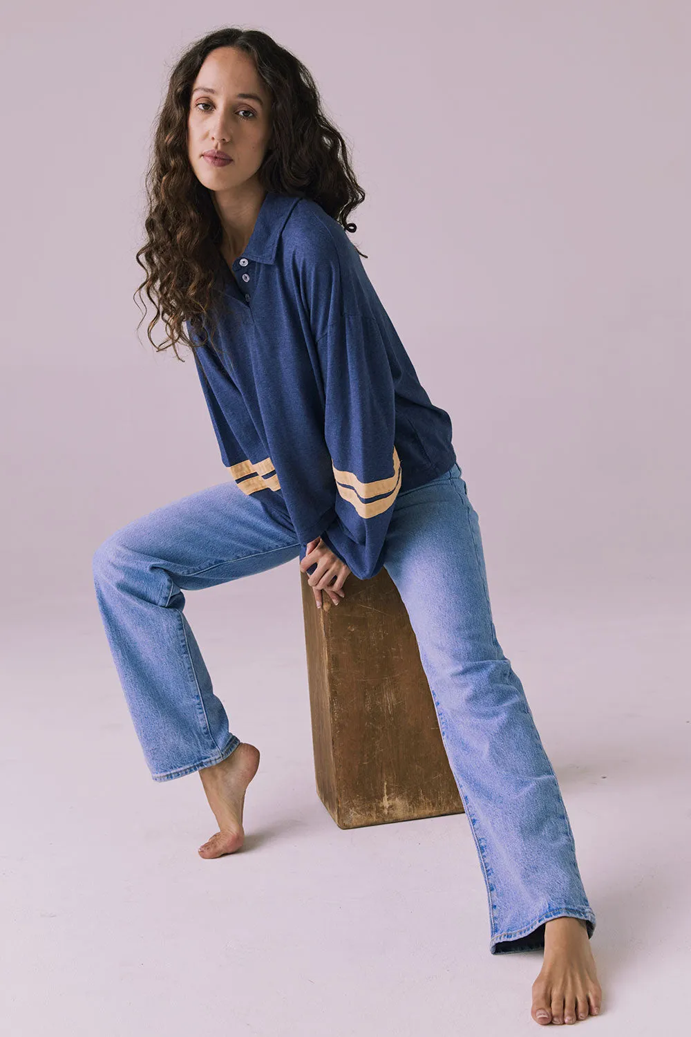 Bentley Honest Indigo Pullover sold by Chaser product image thumbnail 5