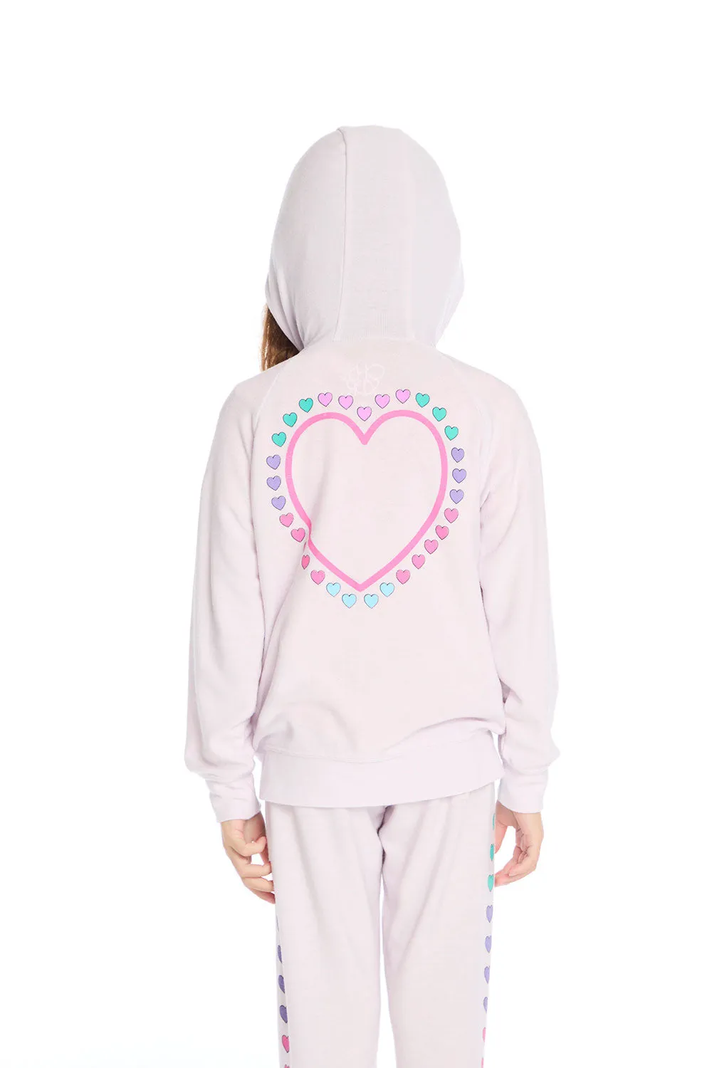 Love Hearts Hoodie sold by Chaser product image thumbnail 4