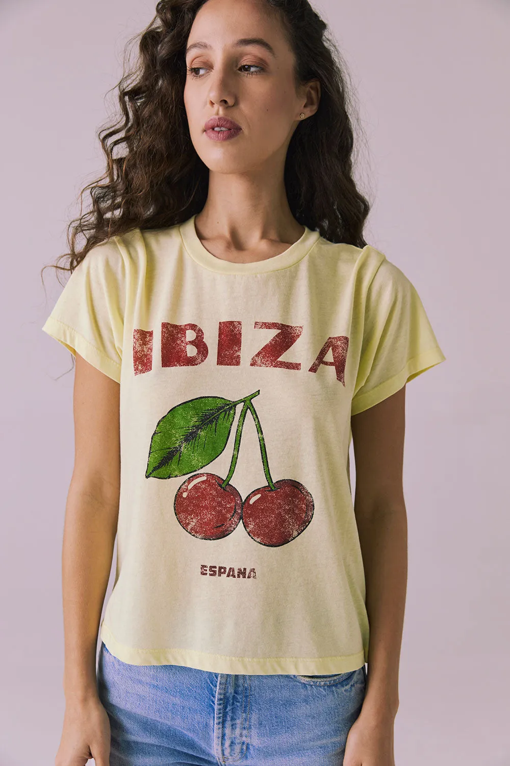 Ibiza Cherry Tee sold by Chaser product image thumbnail 4