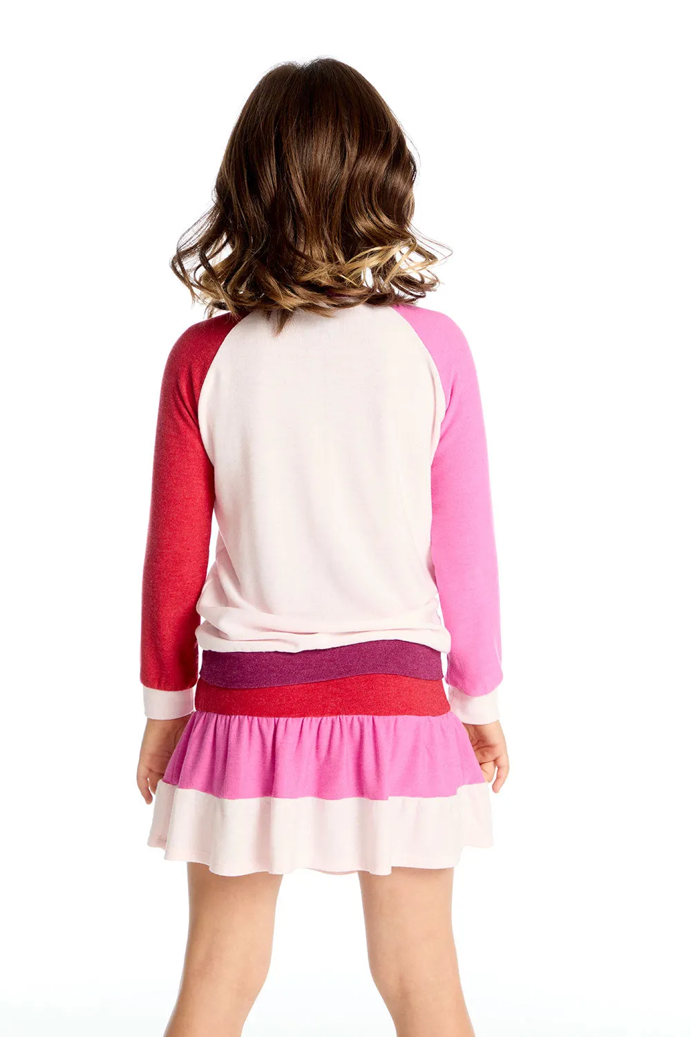 Basic Pinky Colorblock Pullover sold by Chaser product image thumbnail 3