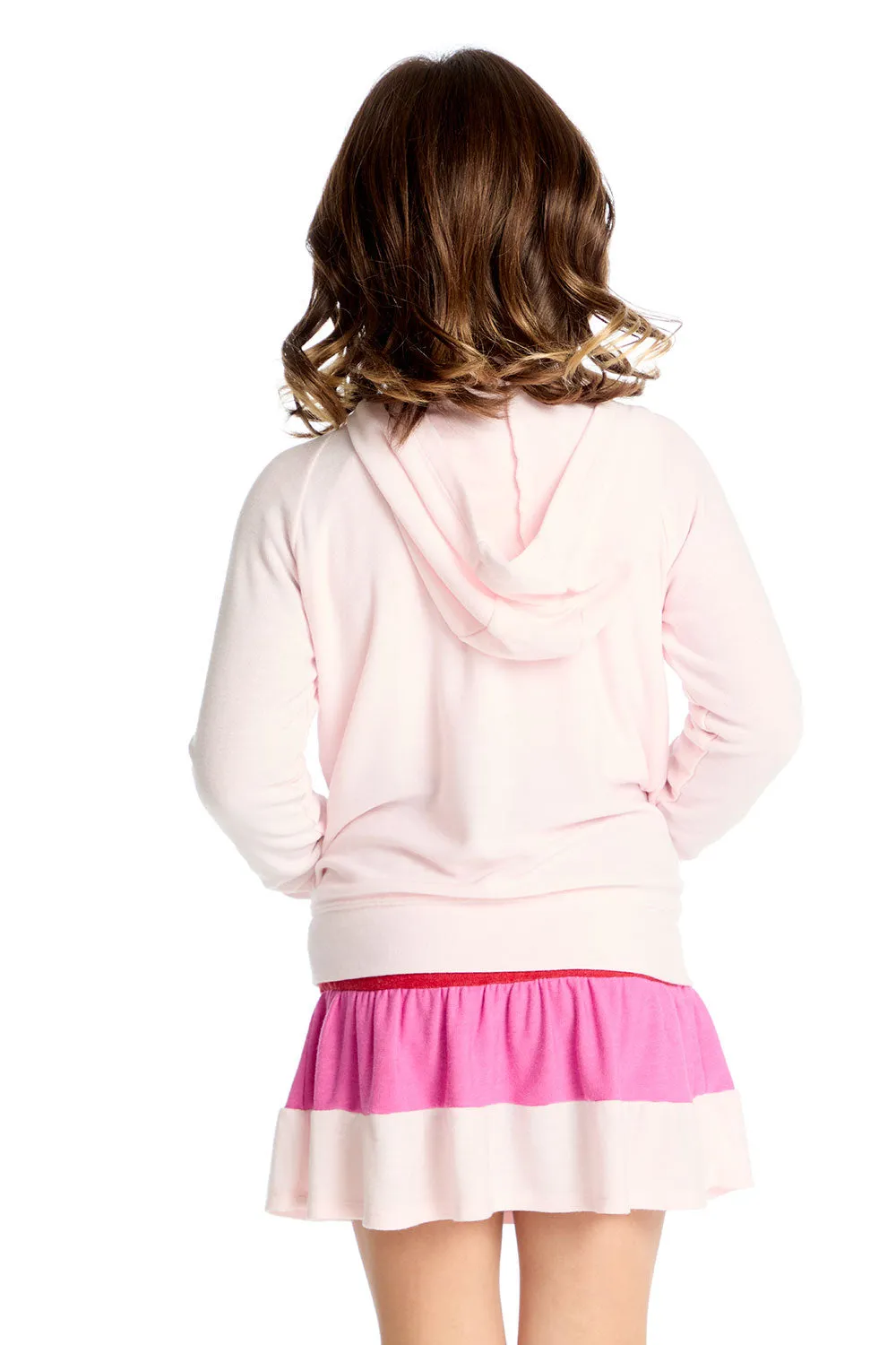Zip Up Hoodie with Pinky Strappings sold by Chaser product image thumbnail 3