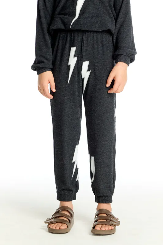 Glitter Bolts Pants sold by Chaser