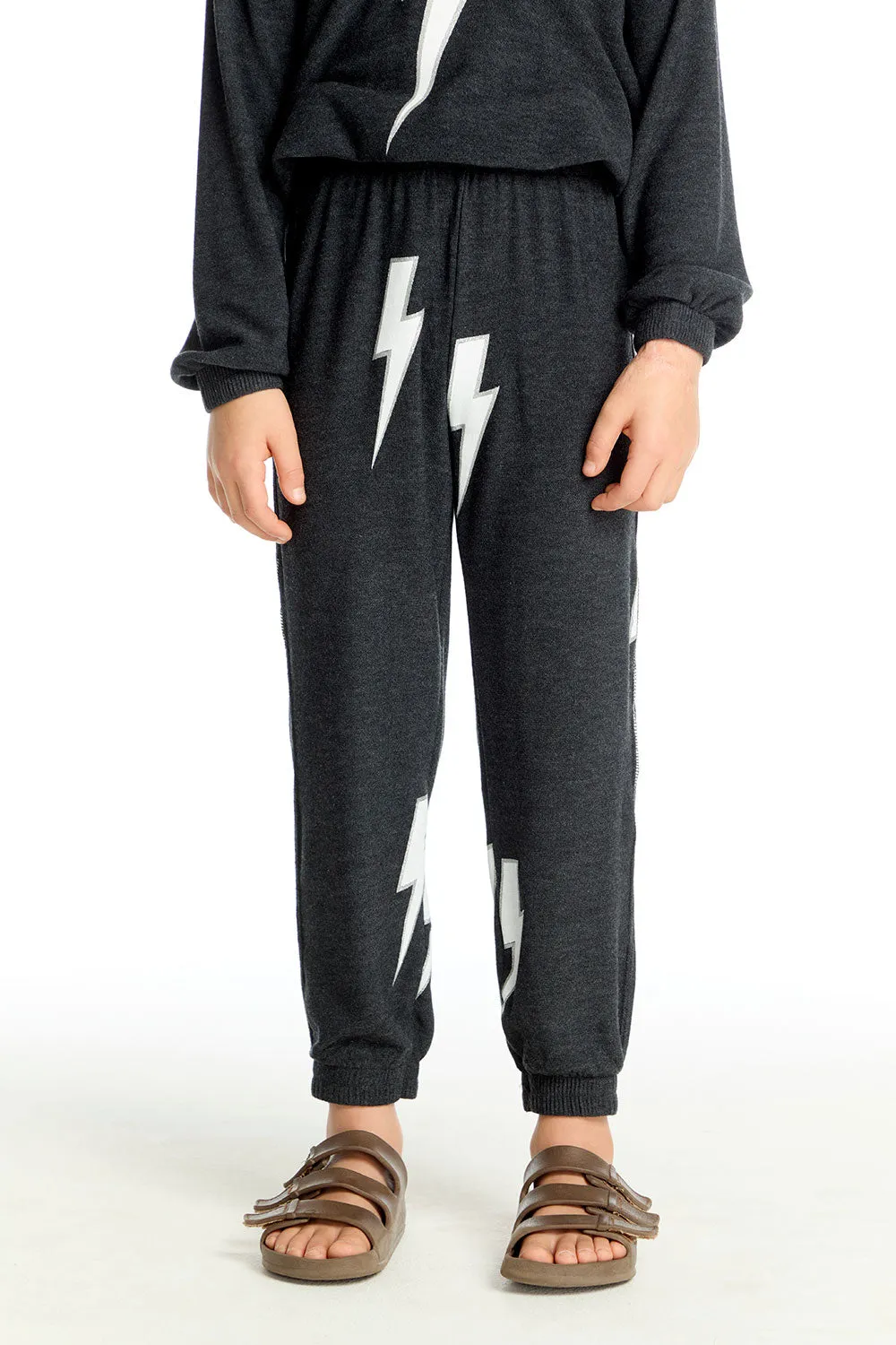 Glitter Bolts Pants sold by Chaser