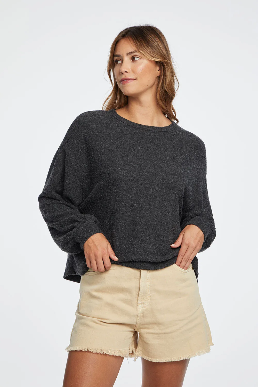 Lesh Long Sleeve Tee - Black Onyx sold by Chaser product image thumbnail 4