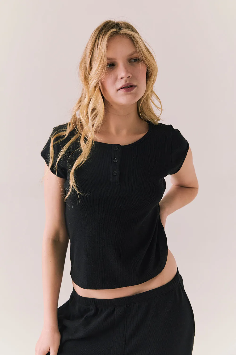 Yale True Black Tee sold by Chaser product image thumbnail 3