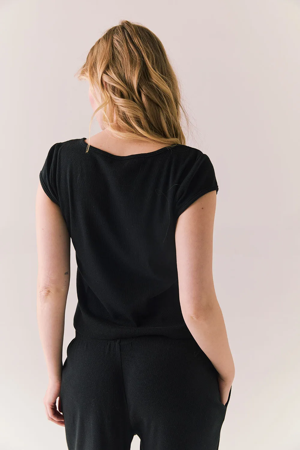 Yale True Black Tee sold by Chaser product image thumbnail 4