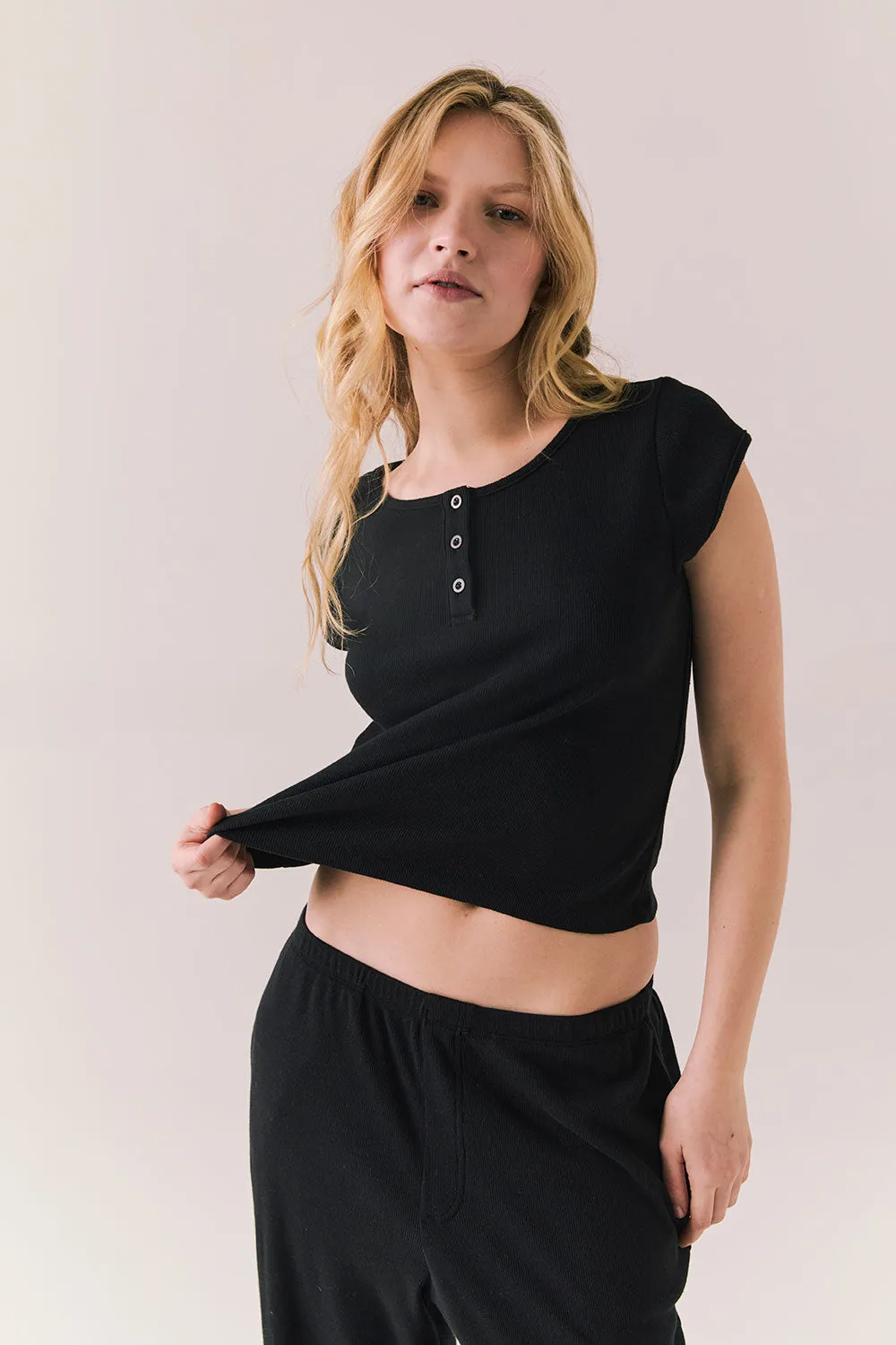 Yale True Black Tee sold by Chaser product image thumbnail 5