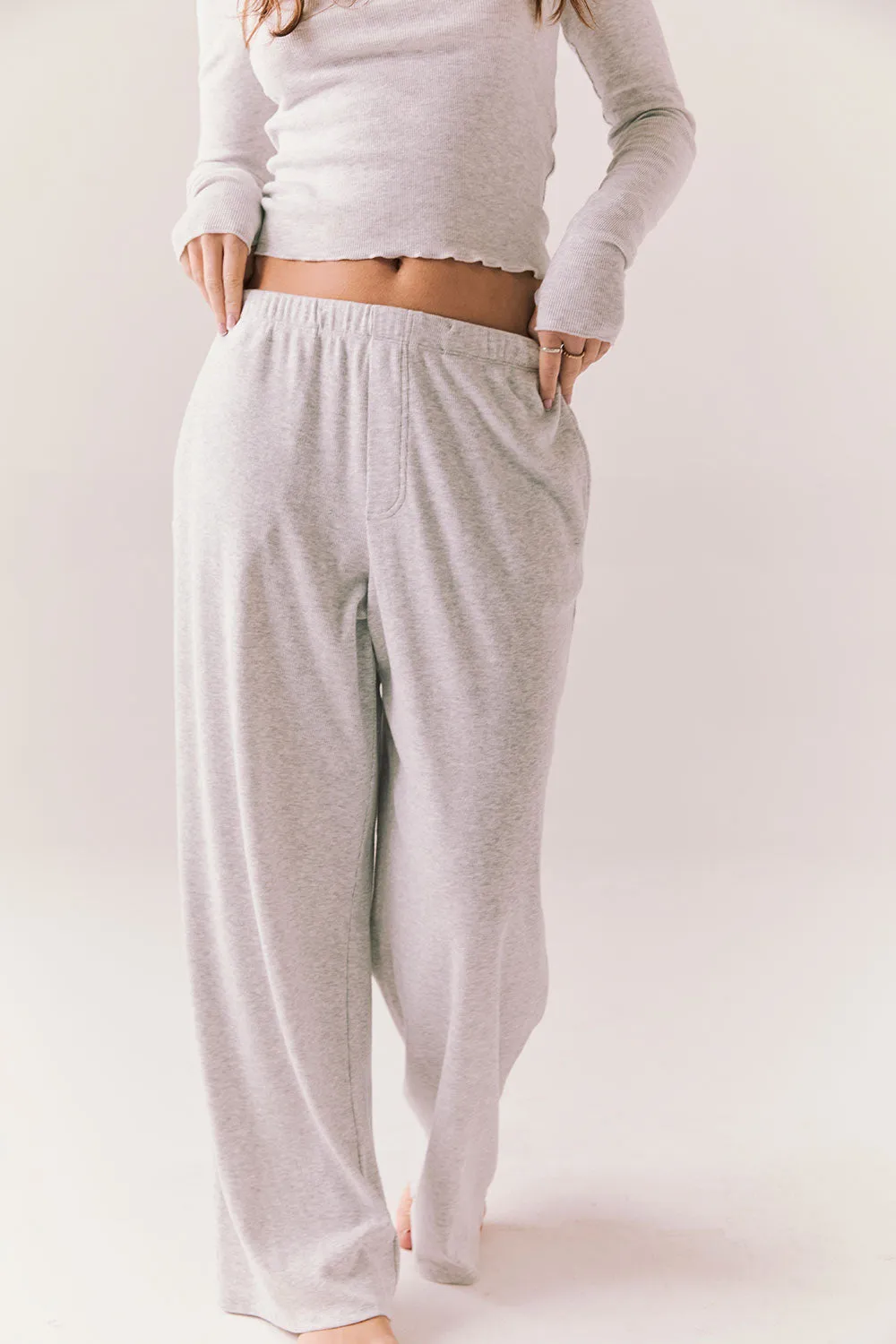 Harper Light Heather Grey Joggers sold by Chaser product image thumbnail 2