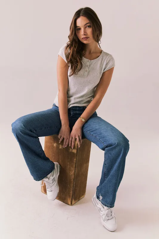 Yale Light Heather Grey Tee sold by Chaser