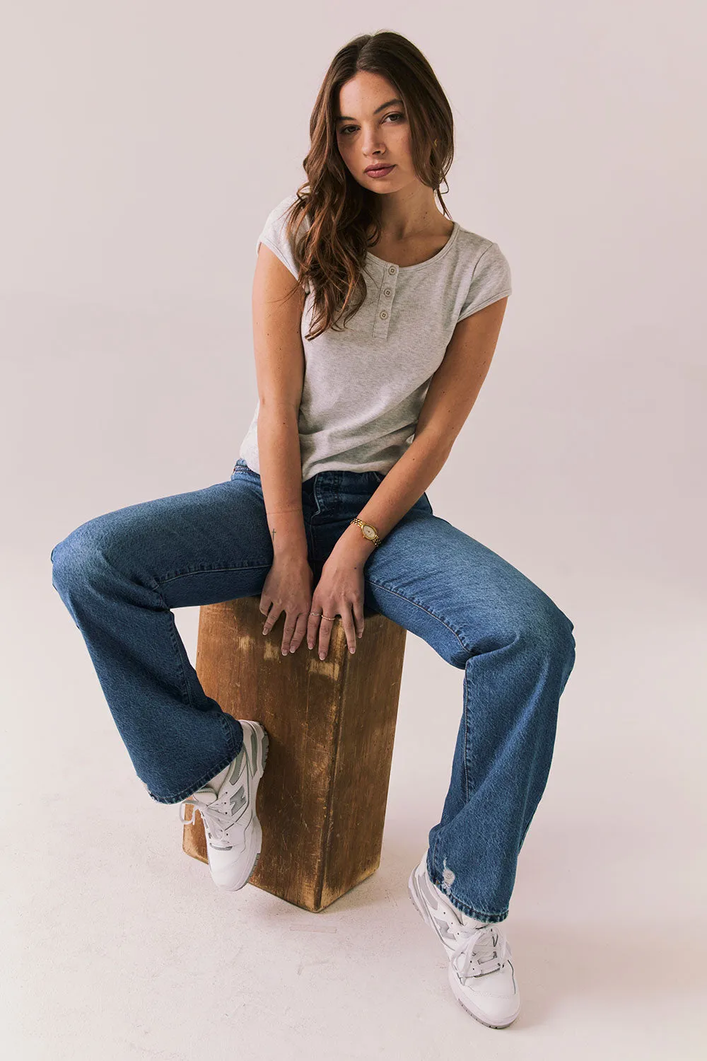 Yale Light Heather Grey Tee sold by Chaser