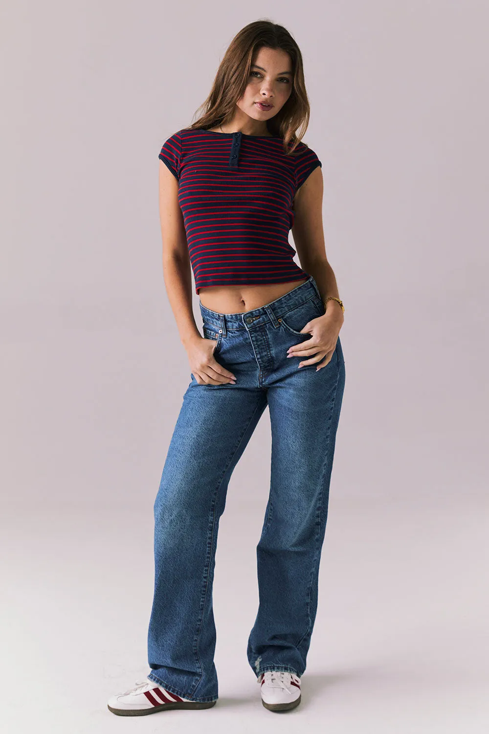 Yale Cambridge Stripe Tee sold by Chaser product image thumbnail 5