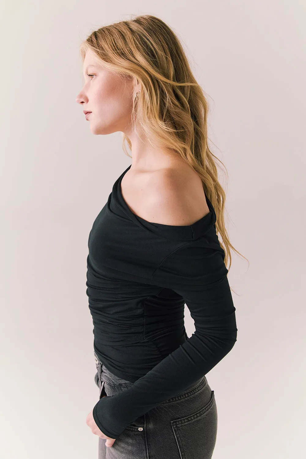Ivy True Black Long Sleeve sold by Chaser product image thumbnail 4