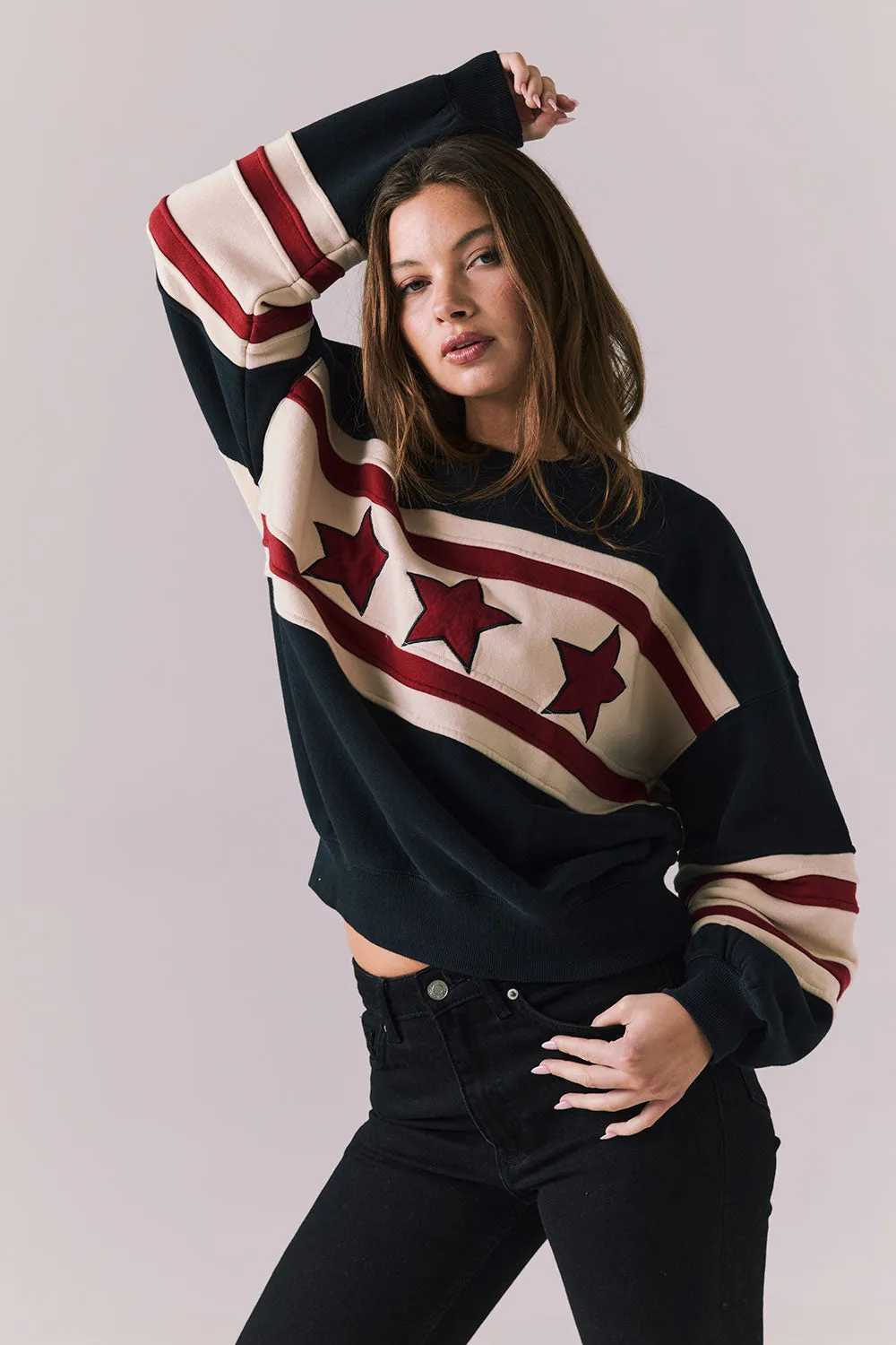 Allstar Colorblock Pullover sold by Chaser product image thumbnail 3