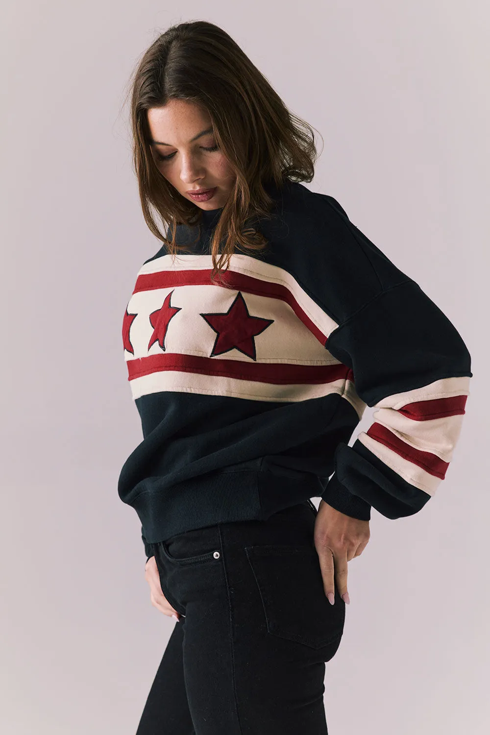 Allstar Colorblock Pullover sold by Chaser product image thumbnail 4