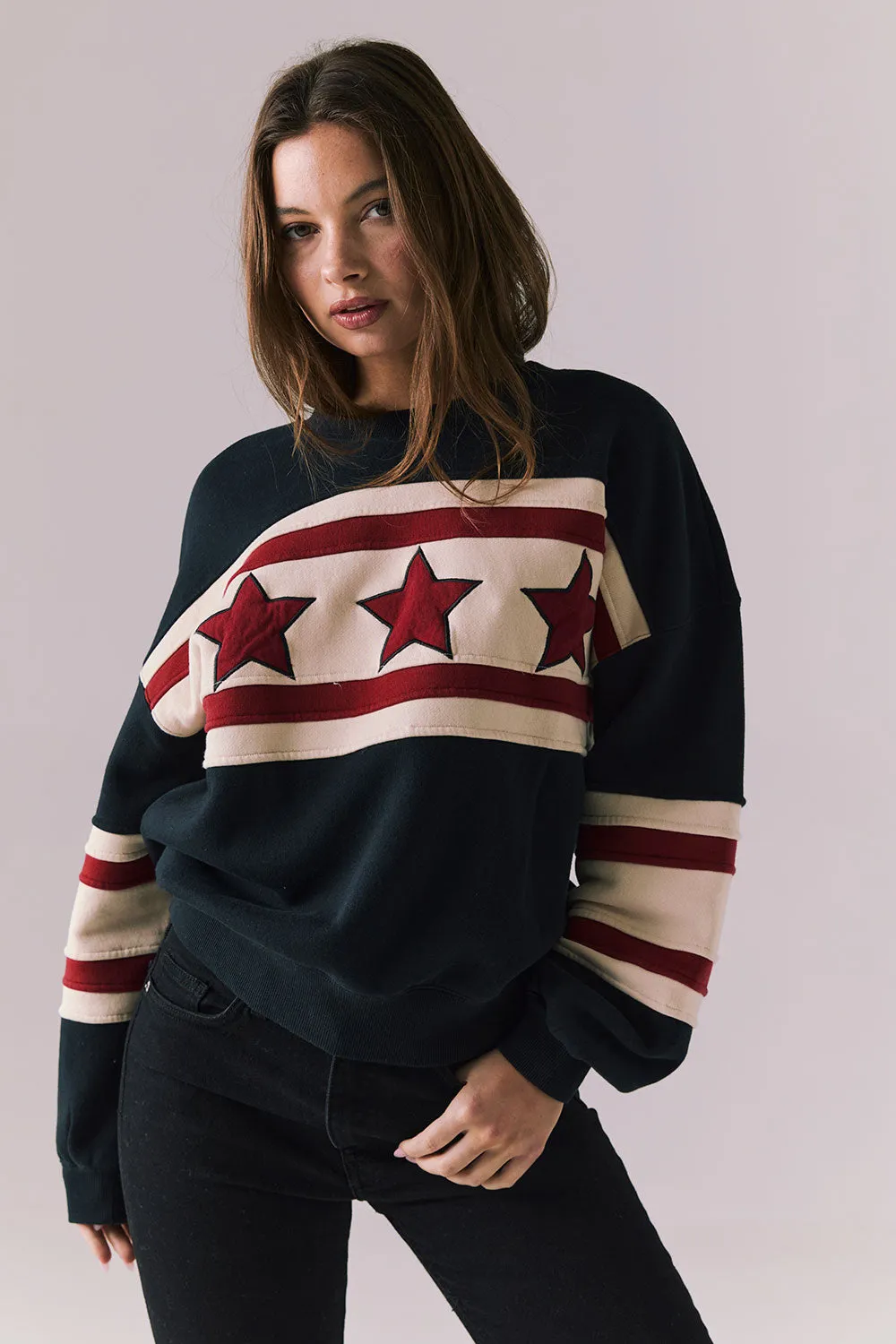 Allstar Colorblock Pullover sold by Chaser product image thumbnail 2
