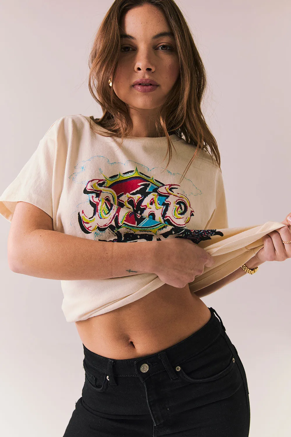 Grateful Dead Steal Your Face Tee – Vintage Band Shirt in White sold by Chaser product image thumbnail 4