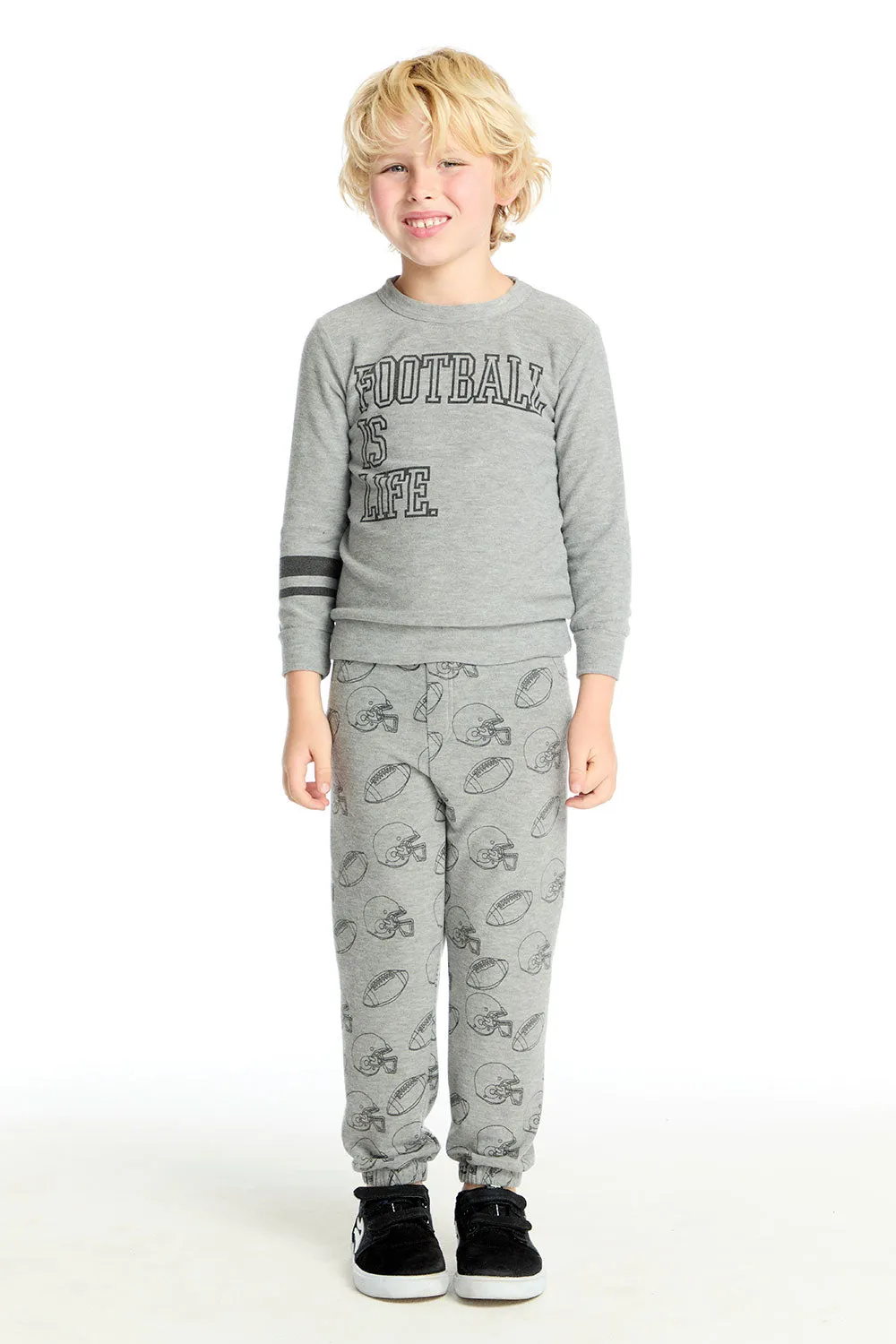 Football Is Life Pullover sold by Chaser product image thumbnail 4