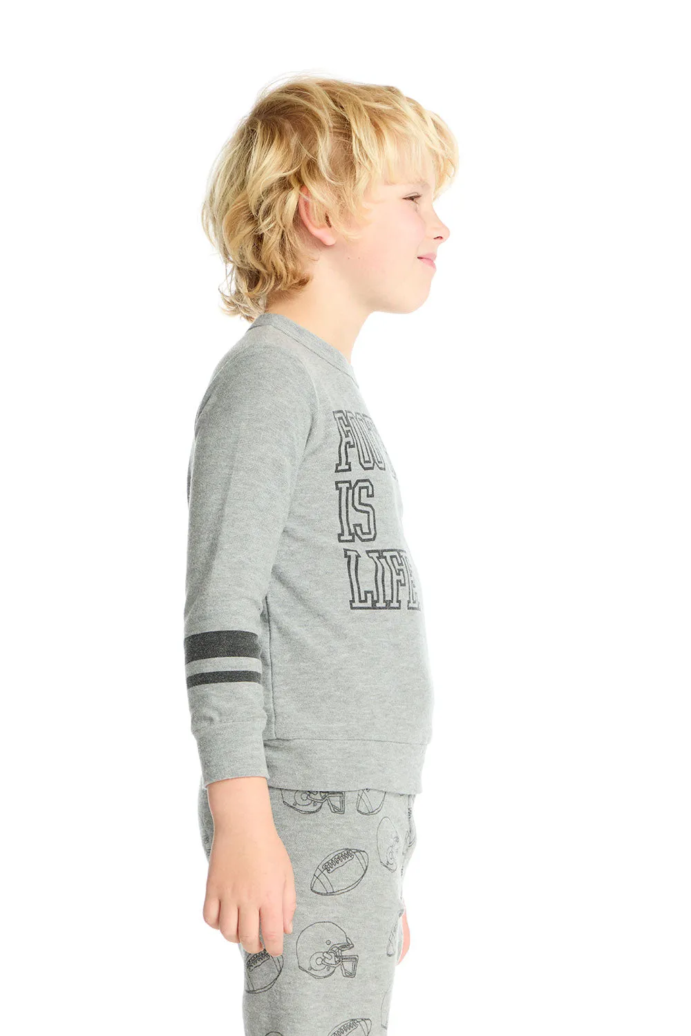 Football Is Life Pullover sold by Chaser product image thumbnail 2