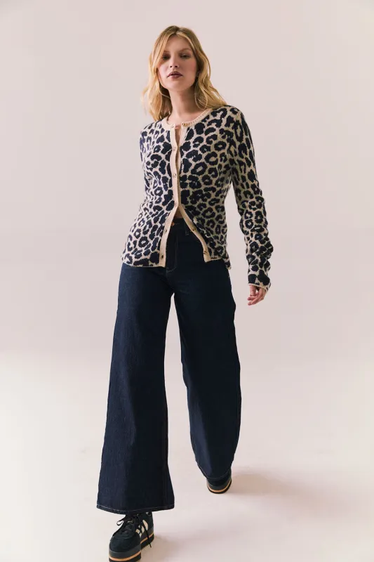Leopard Dream Cardigan sold by Chaser