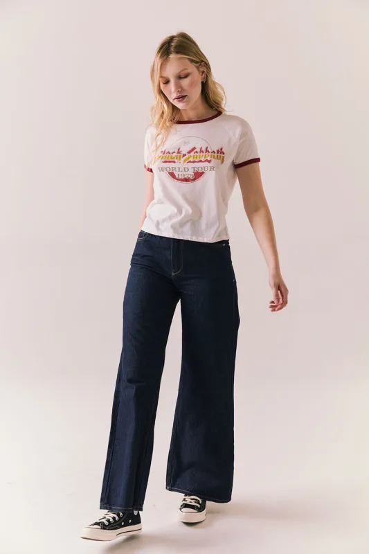 Black Sabbath 1975 World Tour – Vintage Graphic Tee in White sold by Chaser