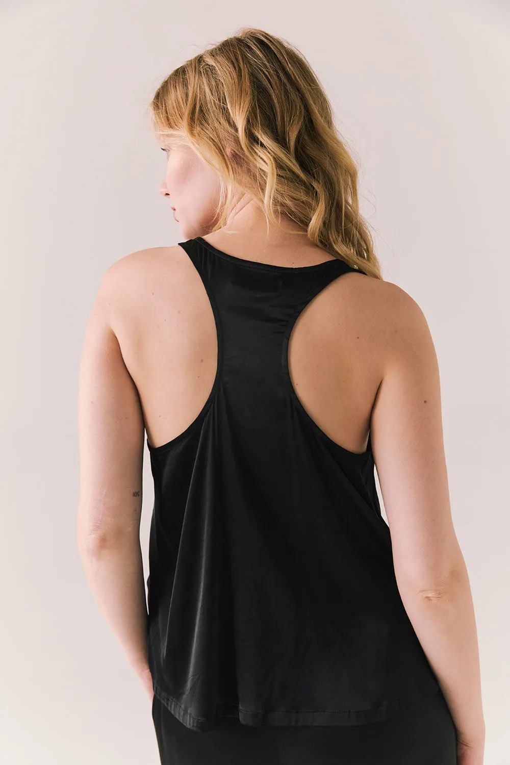 Rory True Black Tank Top sold by Chaser product image thumbnail 2