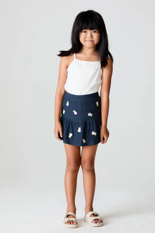 Allover Rose Buds Skirt made by Chaser