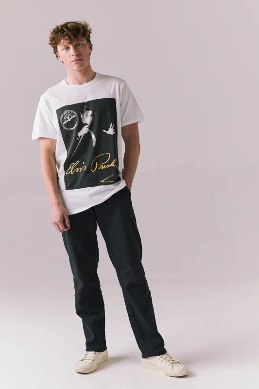 Sun Records Elvis Live Portrait Tee – Vintage Graphic Tee in White sold by Chaser