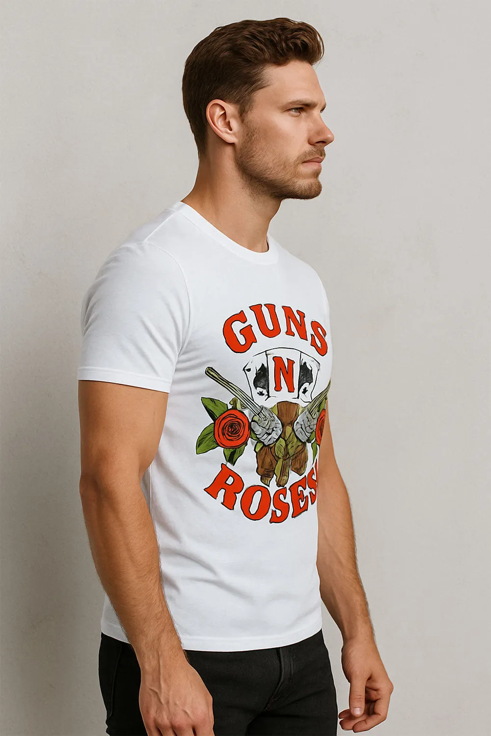 Guns N’ Roses Paradise City Tee – Vintage Band Tee in White sold by Chaser product image thumbnail 2