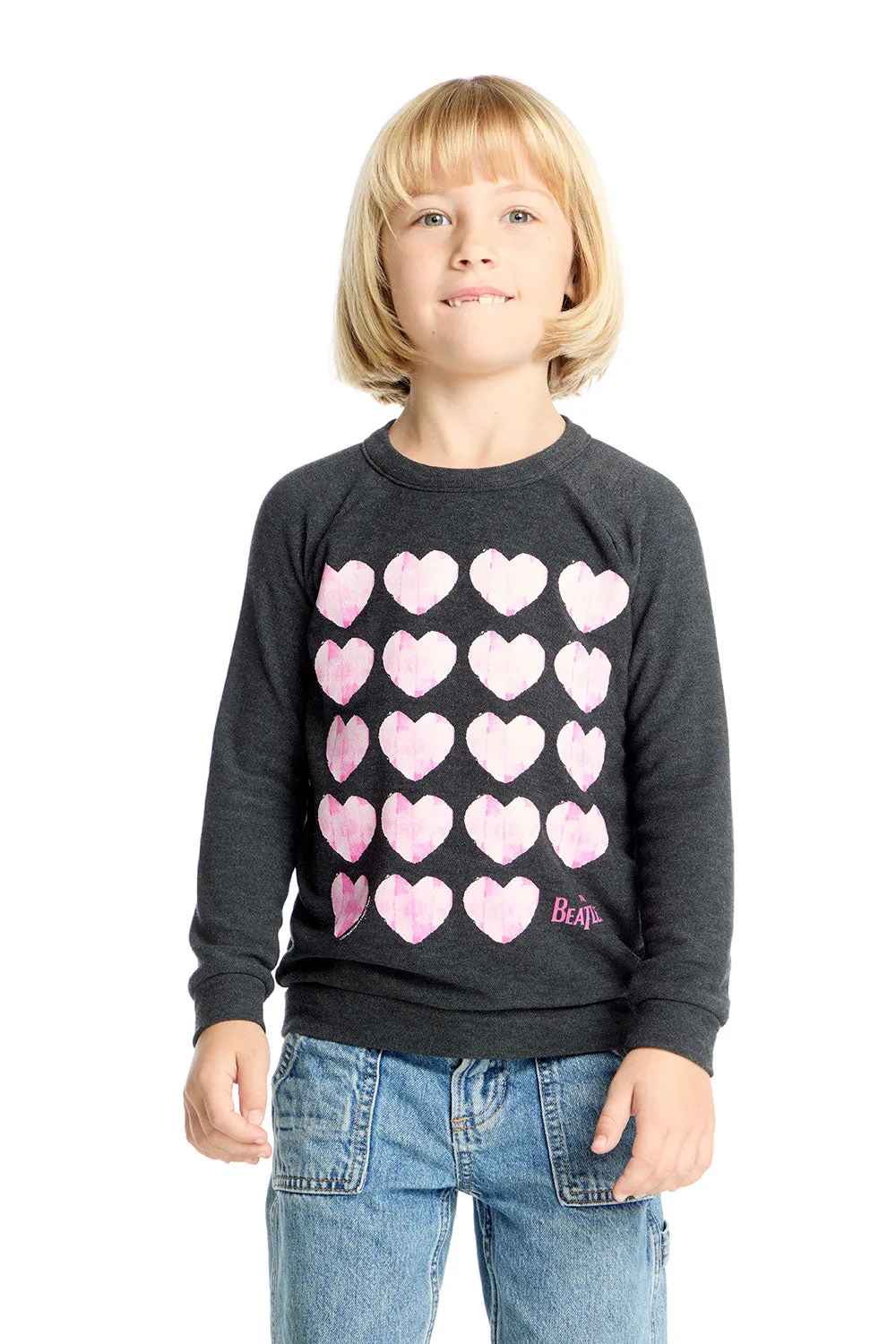 The Beatles Love Hearts Long Sleeve sold by Chaser