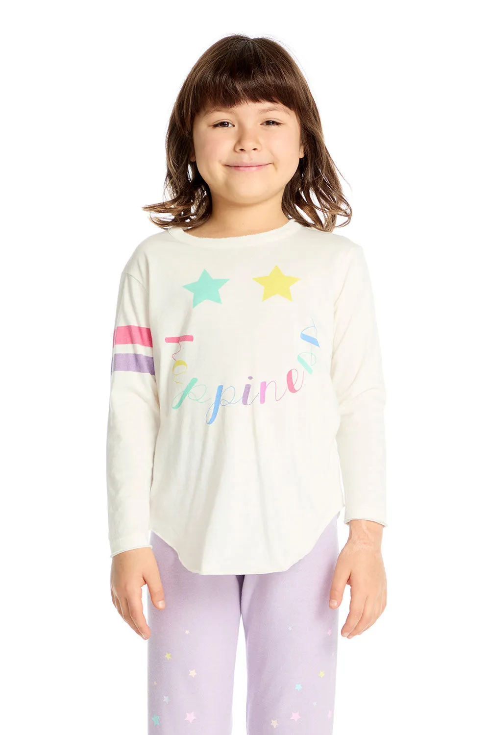 Colorful Happiness Girls Long Sleeve sold by Chaser